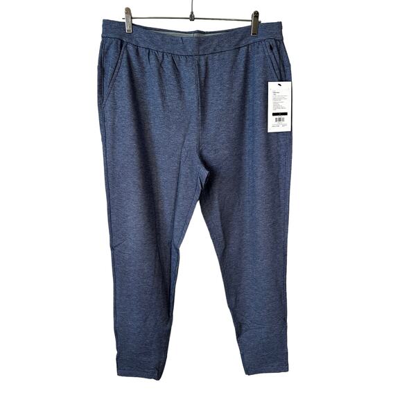 NWT Ministry of Supply Women's Fusion Terry Jogger Pants Indigo Heather Size XXL - Picture 3 of 10